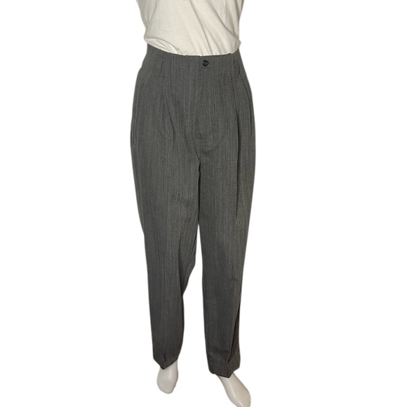 J PETERMAN 3 Piece Pantsuit Longline Jacket Pants Vest Wool Lined Womens VINTAGE - Picture 3 of 16